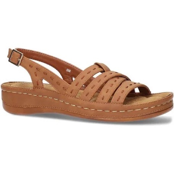EASY STREET Kehlani Women's Tan Slingback Sandals 9.5 - Picture 2 of 12